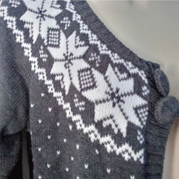 Faire Isle Knit Cardigan Sweater S - Picture 5 of 5